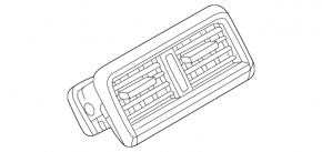 Mazda CX-50 23-25 center console air vent