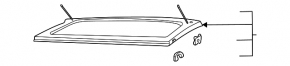 Trunk shelf Volkswagen ID.4 21-23 black