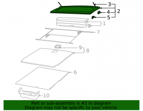 Trunk shelf Volkswagen ID.4 21-23 black