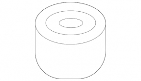 Upper left radiator mount for Volkswagen ID.4 21-26 tires