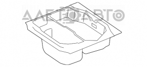 Toolbox for the trunk of a Mercedes W221