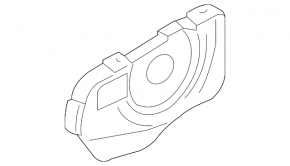 Right side engine guard for Hyundai Sonata 11-15