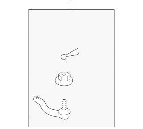 Left steering tip for Toyota Prius 2009-2010
