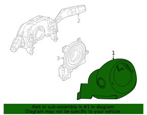 Steering column frame assembly Nissan Rogue 21-26 2 parts