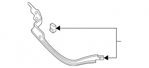 Headlight bracket right Audi A6 C8 19-
