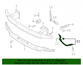 Headlight bracket right Audi A6 C8 19-