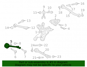 Lower Rear Left Trailing Arm Honda Clarity 18-21 USA