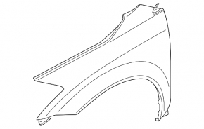 Front left wing Nissan Murano z50 03-08