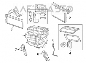 Jeep Compass 11-11 Evaporator