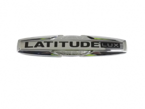 Emblem inscription LATITUDE LUX tailgate Jeep Compass 22-25 chrome, scratches