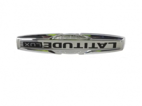 Emblem inscription LATITUDE LUX tailgate Jeep Compass 22-25 chrome, scratches