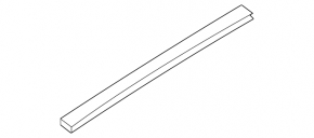 Mitsubishi Outlander 14-22 Left Roof Trim (3 Pieces)