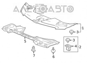 TV cover Acura MDX 14-16 prerest