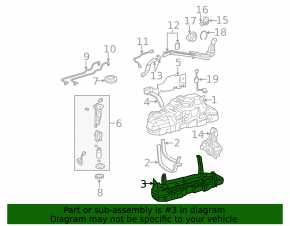 Lexus GX470 03-09 Fuel Tank Guard