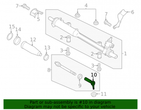 Steering tip left Audi Q7 4L 10-15