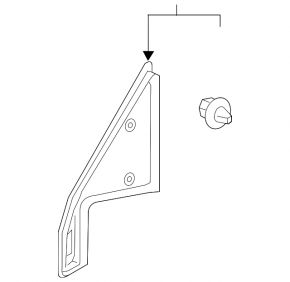 Front left side mirror cap Nissan Kicks 18-24