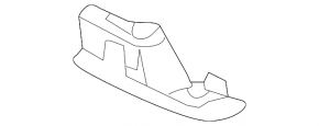 Trunk door handle inside Honda CRV 17-22