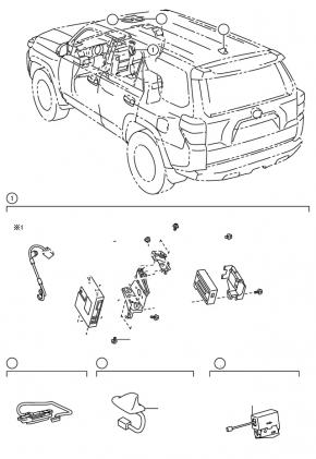Telematics Lexus ES300h ES350 13-18