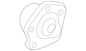 Front left hub Audi A6 C8 19- rusty