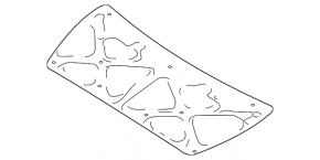 Subaru B9 Tribeca Hood Insulation