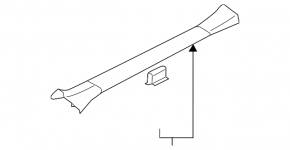 Front left door sill plate for Subaru Forester 25-26
