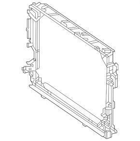 TV radiator panel Mercedes EQE SUV-class X294 23-25