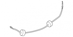 Rear left door lock cable large Mercedes Metris W447 16-23