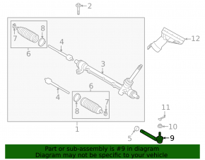 Steering tip right Mazda CX-30 20-