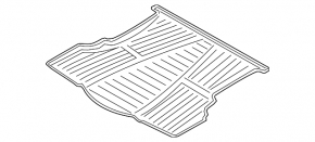 Trunk mat Fusion mk5 13-20 rubber, black