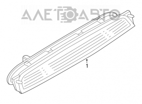 Brake light in rear spoiler Mazda CX-7 06-09 scratches
