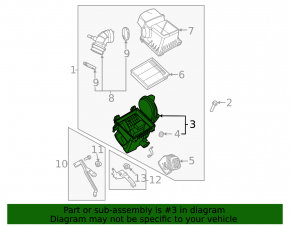 Ford Escape MK4 2020-25 Hybrid Air Filter Housing Lower Cover