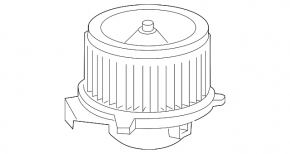 Motor heater fan Chevrolet Cruze 11-15