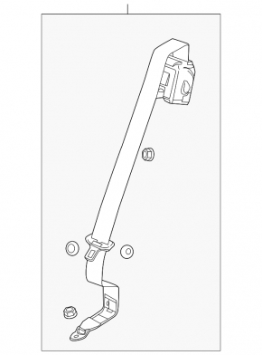 Rear center seat belt Buick Encore 13-16 ser
