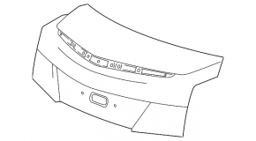 Cadillac ATS 13-18 trunk lid