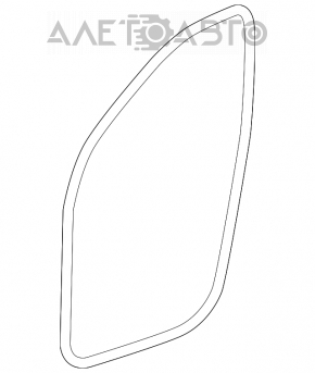Front left door seal for Mercedes W164 ML