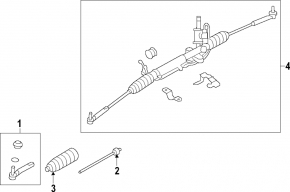 Left steering tip for Subaru BRZ 13-20