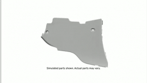 Side trim for the center console, right rear, Chevrolet Bolt 17-21, dark gray