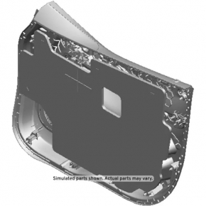 Door trim card front left Chevrolet Bolt 17-