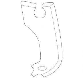 Brake hose bracket rear right Nissan Rogue 21-23 on the rear trunnion