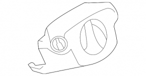 Nissan Leaf 11-12 steering column trim