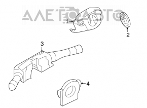 Nissan Leaf 11-12 steering column trim
