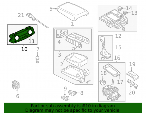 Rear Seat Climate Control Audi A6 C7 16-18