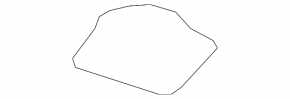 Speaker mesh rear left in ceiling trim Audi Q7 4L 10-15 beige, under BOSE