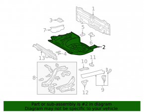 Trunk trough Toyota Prius 20 04-09