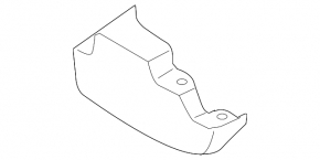 Front left mudguard liner for Subaru Forester 2013