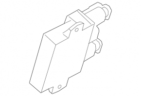 Foot-operated trunk lid opening sensor assembly for BMW 5 G30 19-23