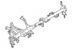 Nissan Ariya 23-25 underdash reinforcement pipe