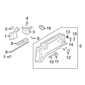 Ford Flex 09-19 Center Console Cigarette Lighter