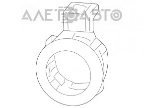 Front bumper central parking sensor for Lexus RX350 RX450h 13-15 restyling, with ring