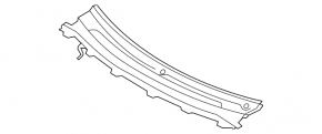 Windscreen wiper grille plastic Ford Flex 09-19 broken mount